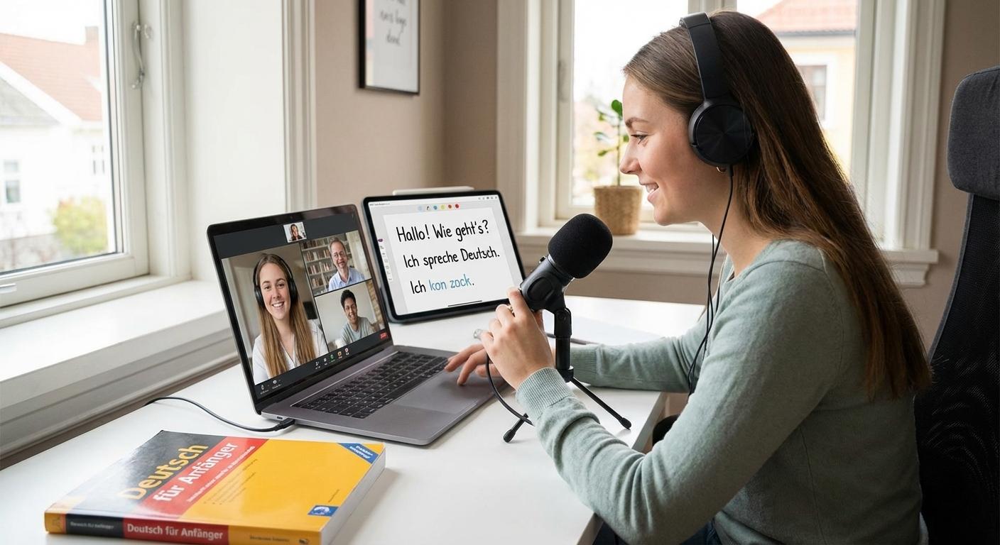 How Much German You Can Learn in 3 Months of Online Tuition
